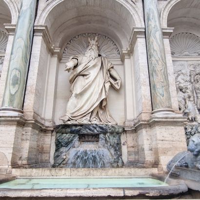 Fontana Del Mosè e mostra dell'acqua Felice Fontana Del Mosè e mostra dell'acqua Felice